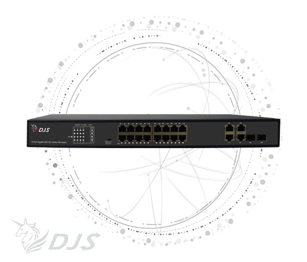 16埠GE PoE 網路交換器