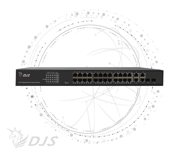 24 Port GE PoE Switch