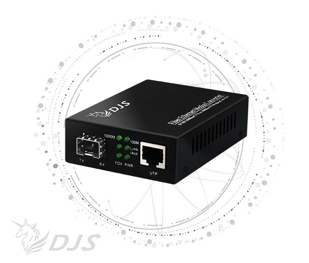 1埠SFP＋1埠RJ45網路光電轉換器