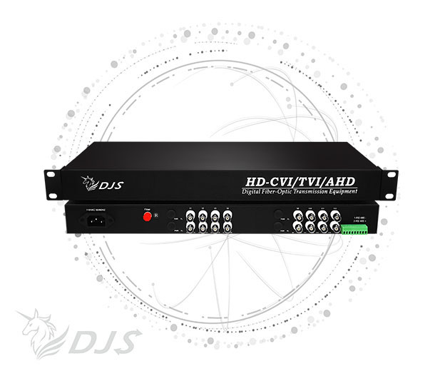 16Ch Video to Fiber Transmitter and Receiver