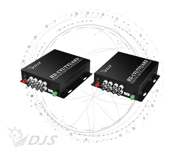 8Ch Video to Fiber Transmitter and Receiver