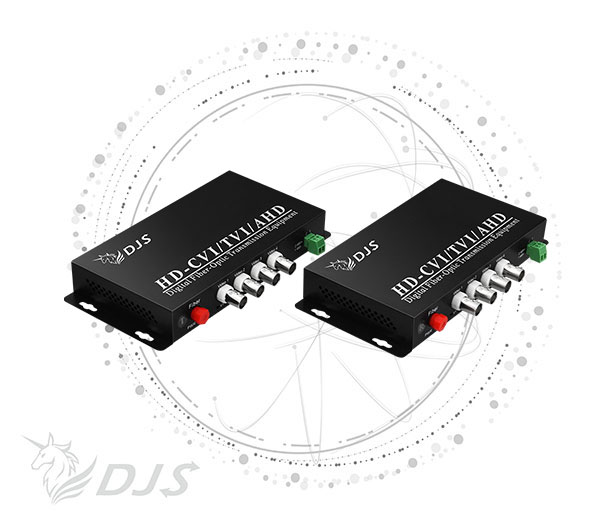 4Ch Video to Fiber Transmitter and Receiver