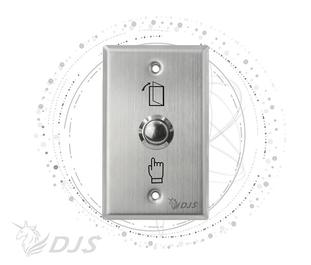 Stainless steel door button