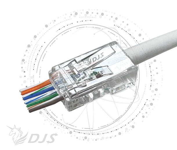 Cat5e穿透式水晶頭 