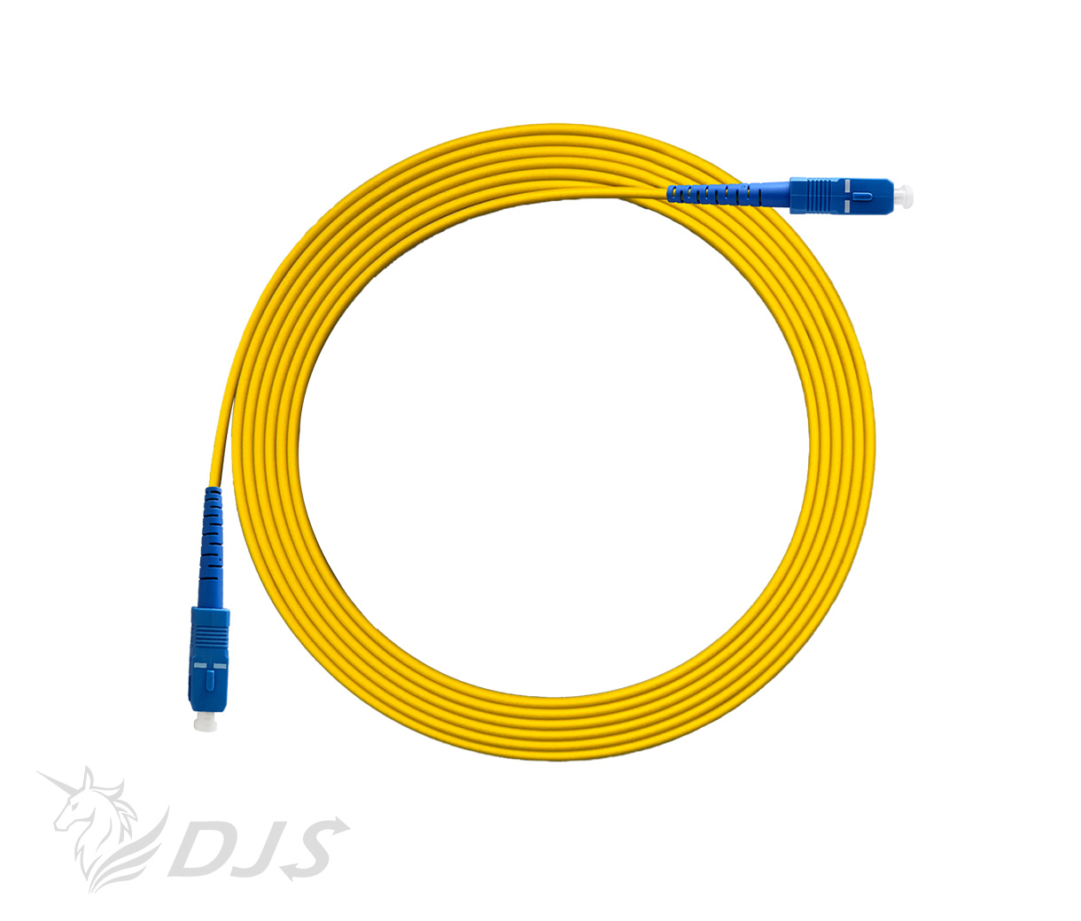 SC-SC Single-mode Single-core Fiber Optic Patch Cord - 3M